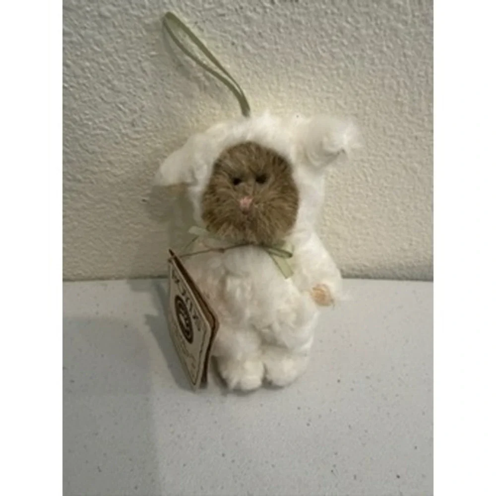 Boyds Bears Baby Baakins Plush Ornament Lamb Costume Head Bean Heirloom Series‎